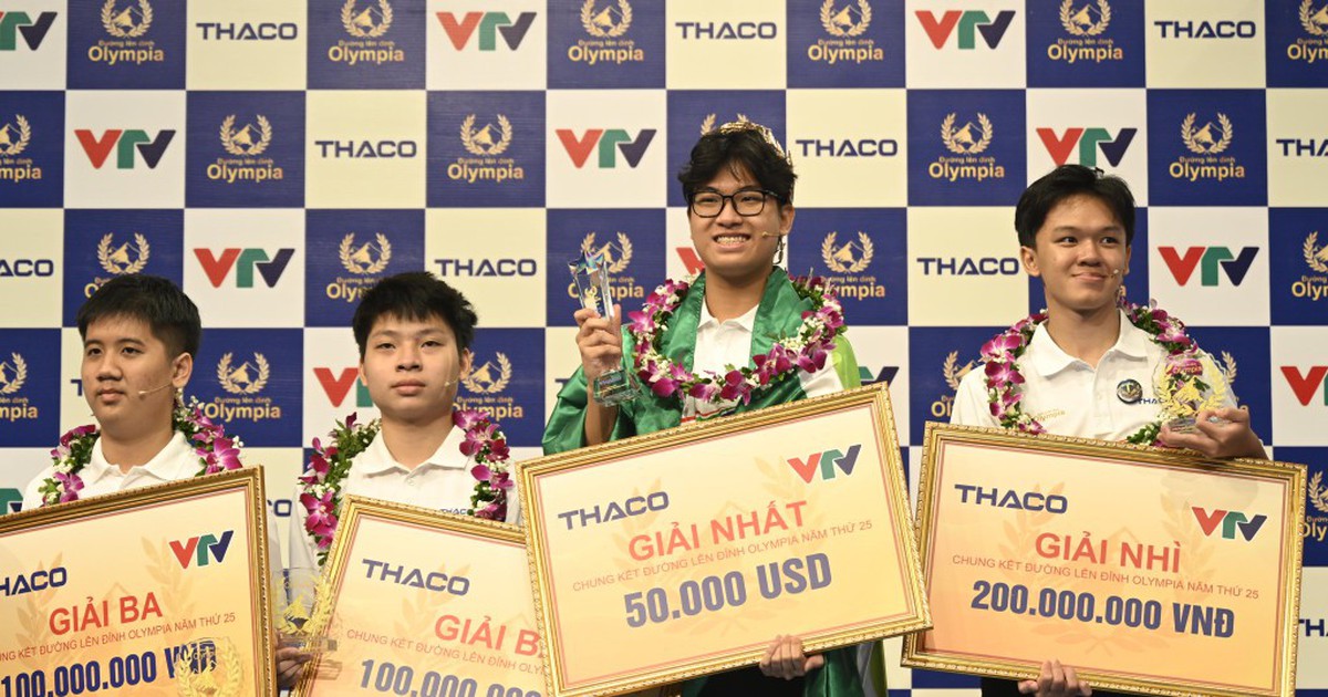 Nếu không đi du học, quán quân Đường Lên Đỉnh Olympia có thể dùng tiền thưởng để học đại học ở Việt Nam không?