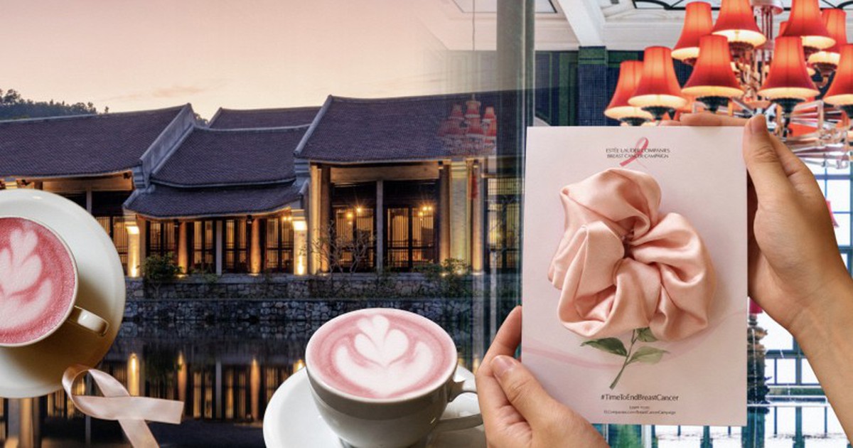 Vì sao tháng 10 này, ly cappuccino ở 4 khách sạn Việt Nam bỗng chuyển sang màu hồng?