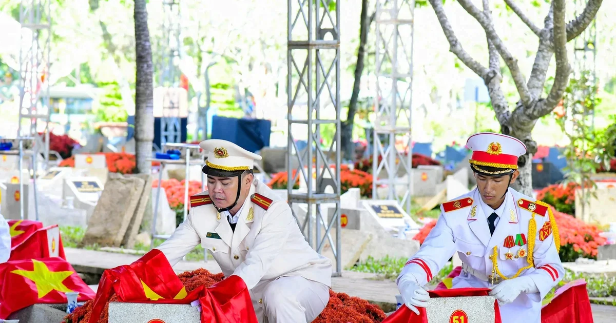 Truyền hình trực tiếp Lễ truy điệu, an táng hơn 1.000 hài cốt liệt sĩ