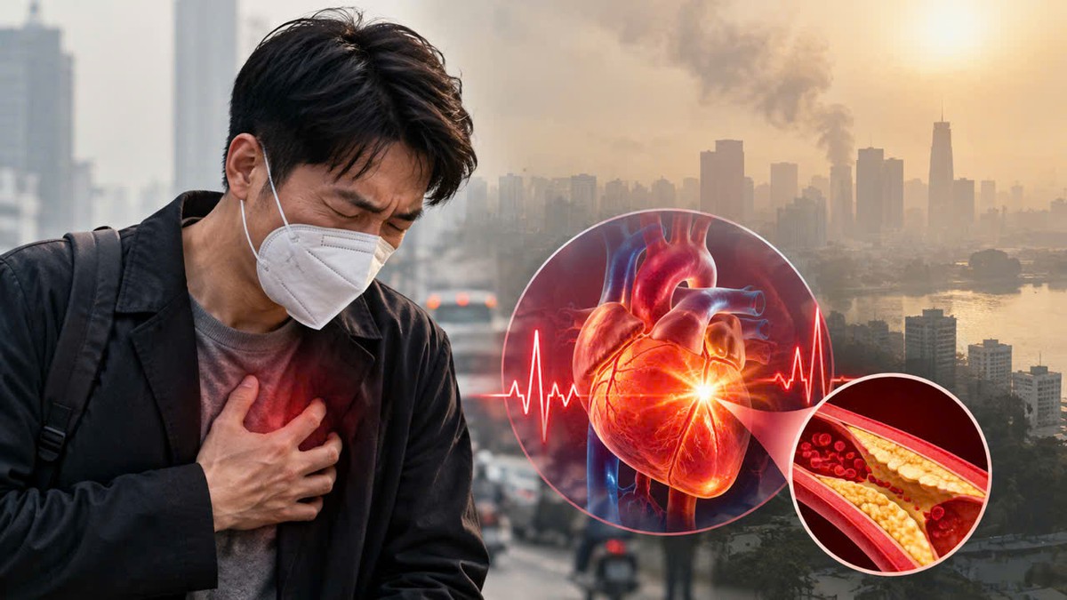 Nghiên cứu Harvard: Ô nhiễm không khí có thể làm tăng nguy cơ đau tim chỉ trong vài giờ