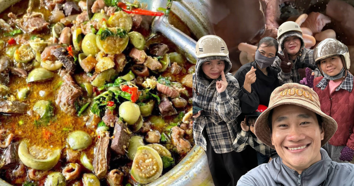 Cảnh tượng hàng chục người xếp hàng chờ mua“ vếch bò”, mỗi ngày chỉ bán 80 bịch giá 15.000 đồng