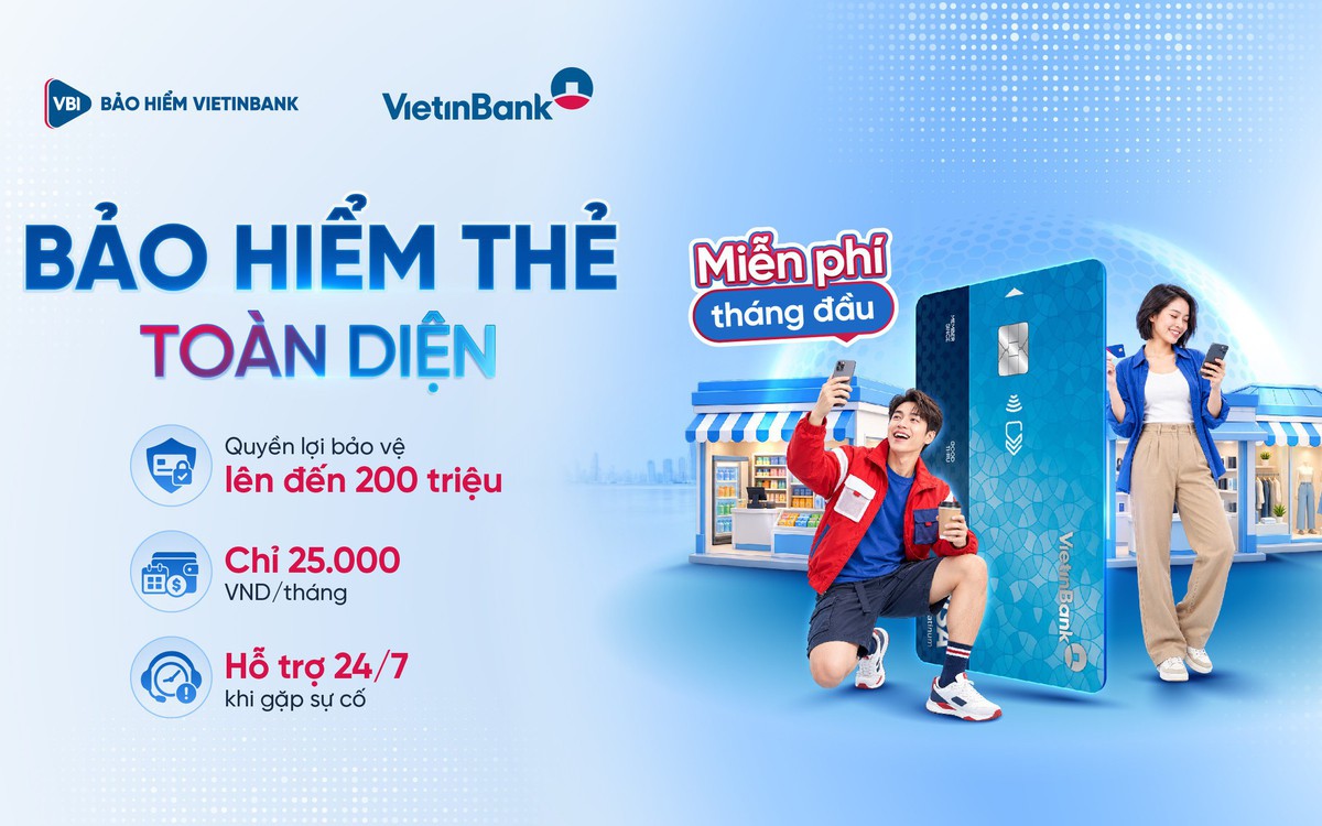 Chỉ từ 25.000 đồng/tháng, thêm lớp bảo vệ tài chính cho người dùng thẻ