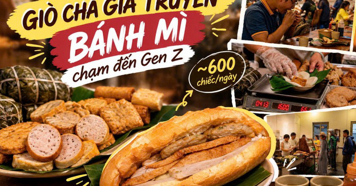 Cặp đôi genZ bán 600 bánh mì, 1.000 bánh dày nhờ làm mới thương hiệu giò chả thời Pháp thuộc