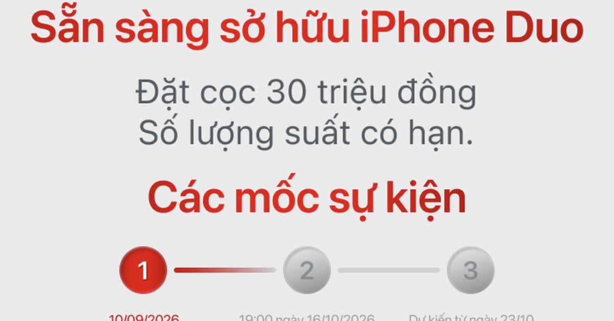 Vì sao mua iPhone Duo phải đặt cọc tới 30 triệu...