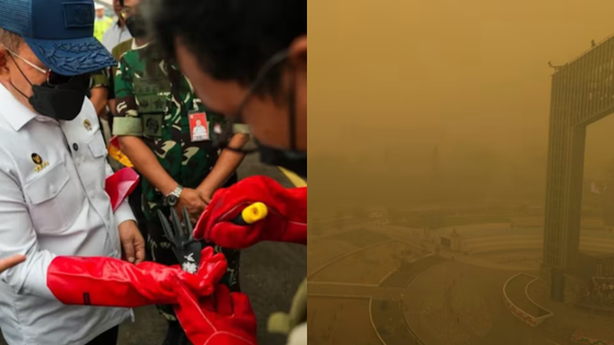 Indonesia rải 1,5 tấn đá khô từ máy bay để giảm khói mù do cháy rừng