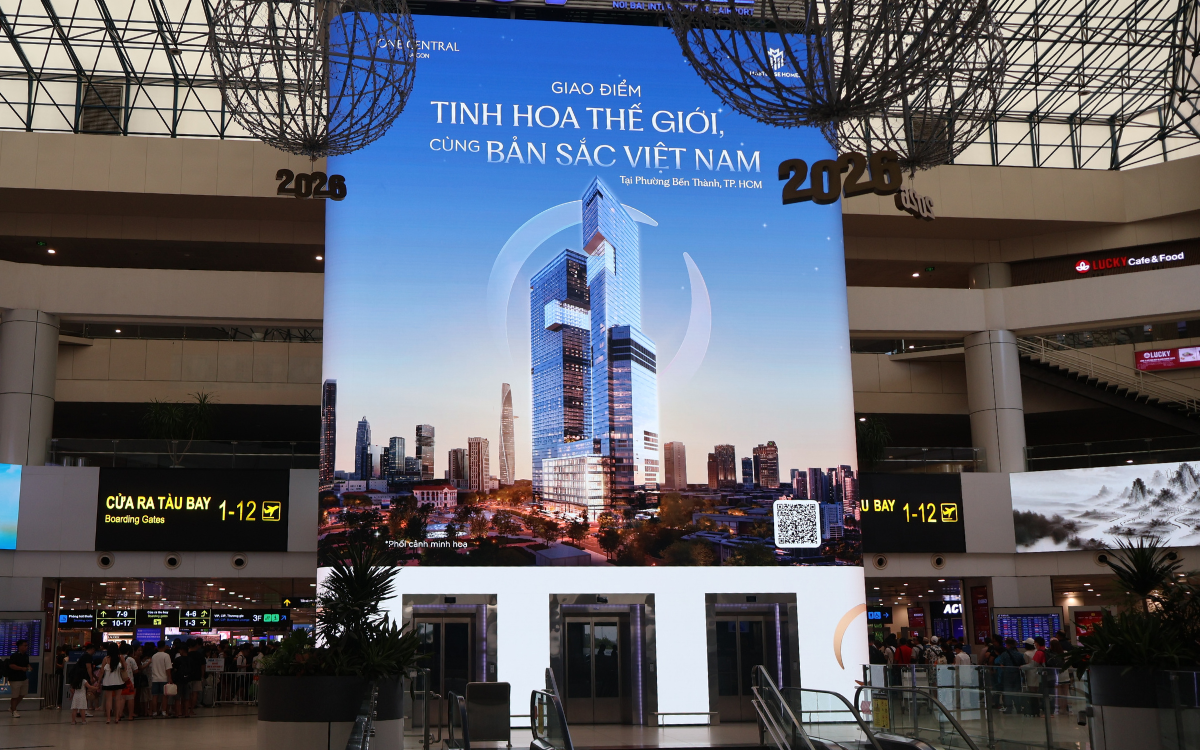 Airport DOOH: Từ điểm hiển thị đến trải nghiệm thương hiệu