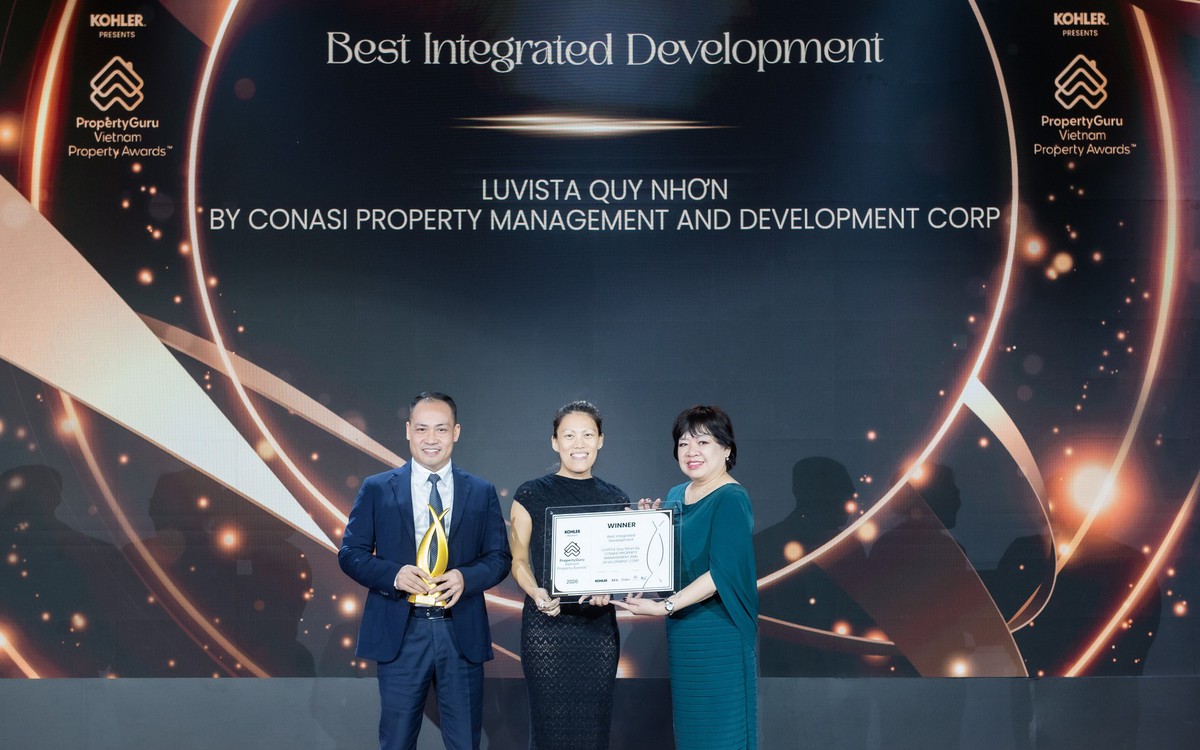 Dự án Luvista Quy Nhơn do CONASI phát triển lập “cú đúp” giải thưởng tại PropertyGuru Vietnam Property Awards 2026