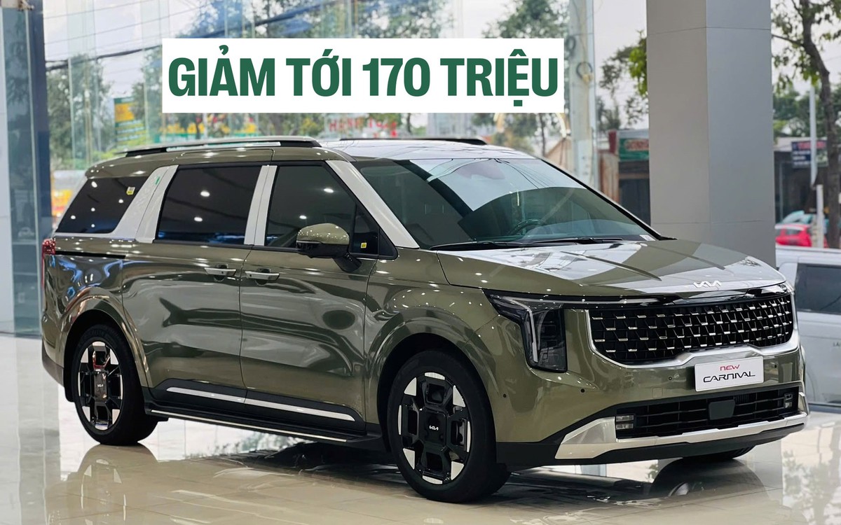 Kia Carnival giảm giá tới 170 triệu tại đại lý, mua mới rẻ như mua cũ