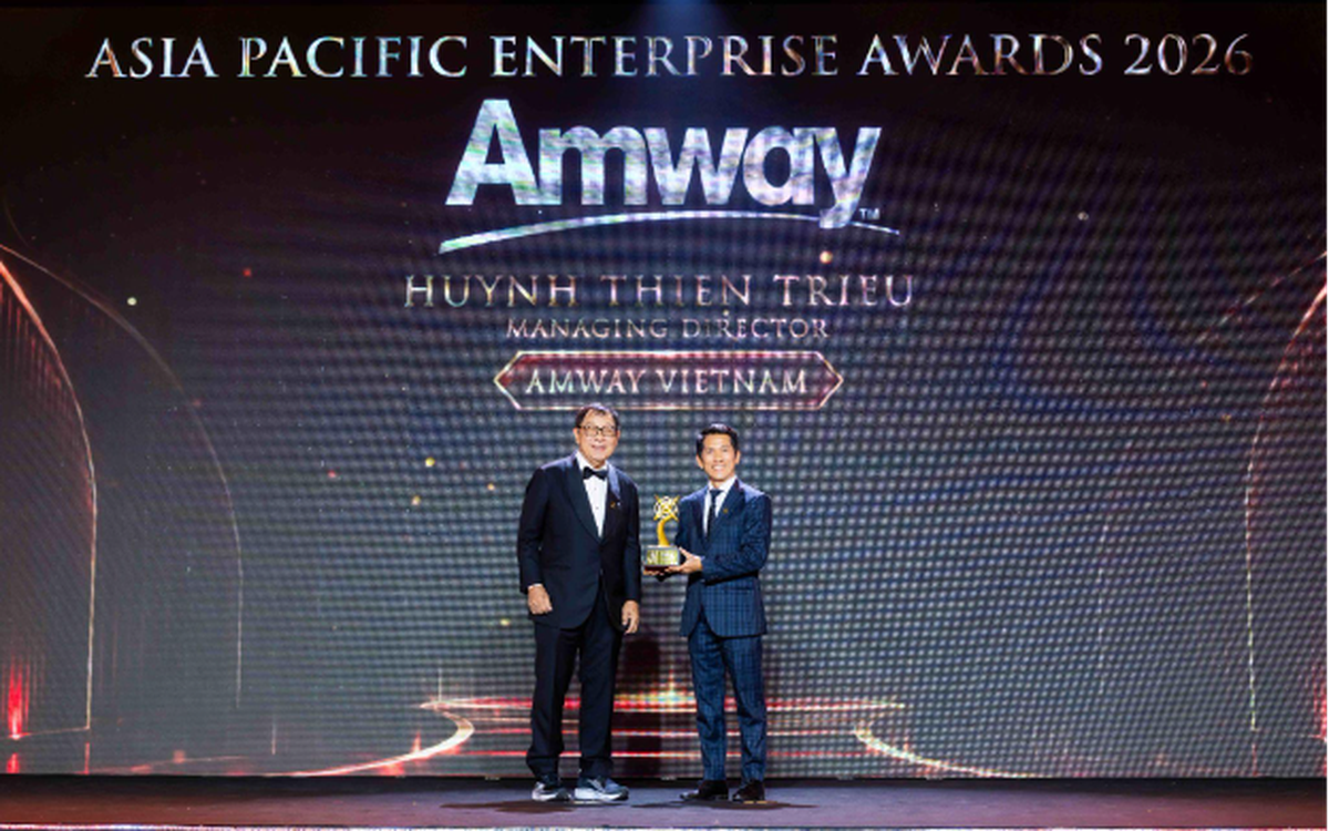 Tổng Giám đốc Amway Việt Nam hai năm liên tiếp được vinh danh doanh nhân xuất sắc châu Á