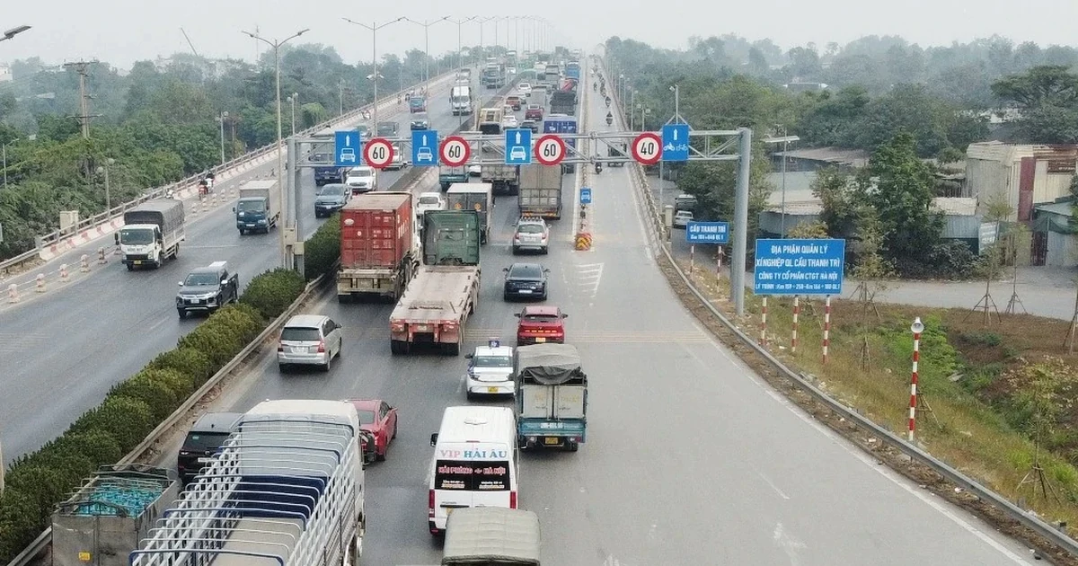Hà Nội giảm tốc độ, điều chỉnh phân làn trên cầu Thanh Trì gần 3 tháng