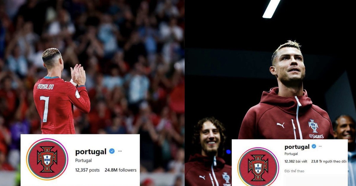 Ronaldo "dứt áo ra đi", trang MXH của LĐBĐ Bồ Đào Nha lập tức "bay màu" hơn 1 triệu lượt theo dõi