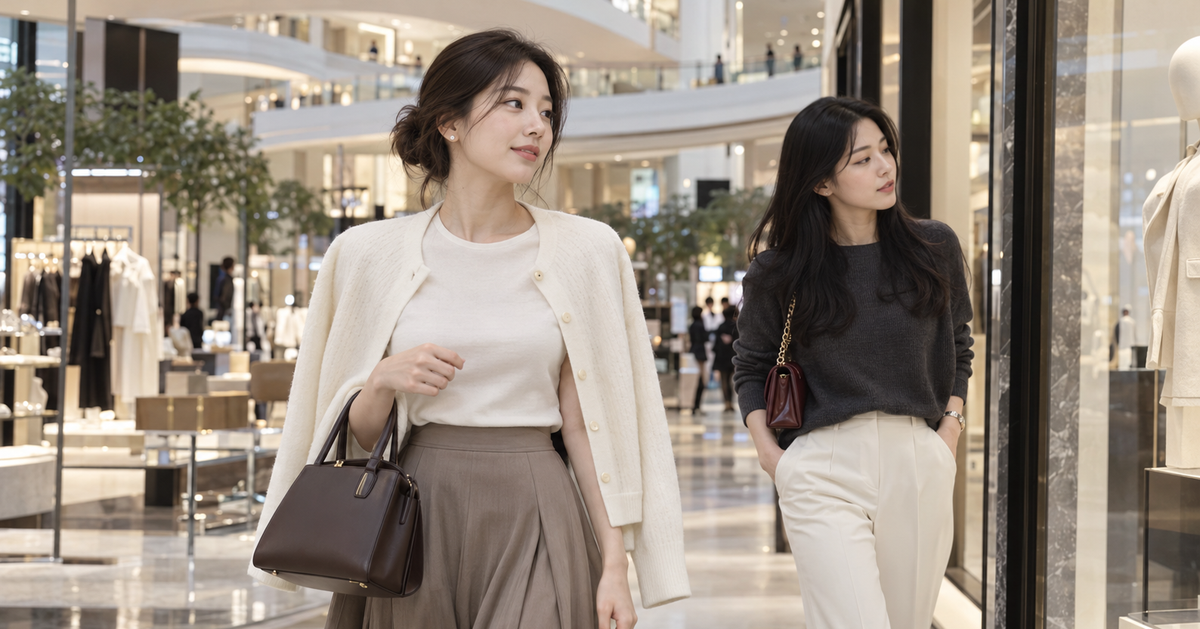 Người trẻ Hàn đua nhau ăn mặc như "tiểu thư dạo bách hóa chẳng có gì để mua": Món quà marketing một trung tâm thương mại không tự nghĩ ra