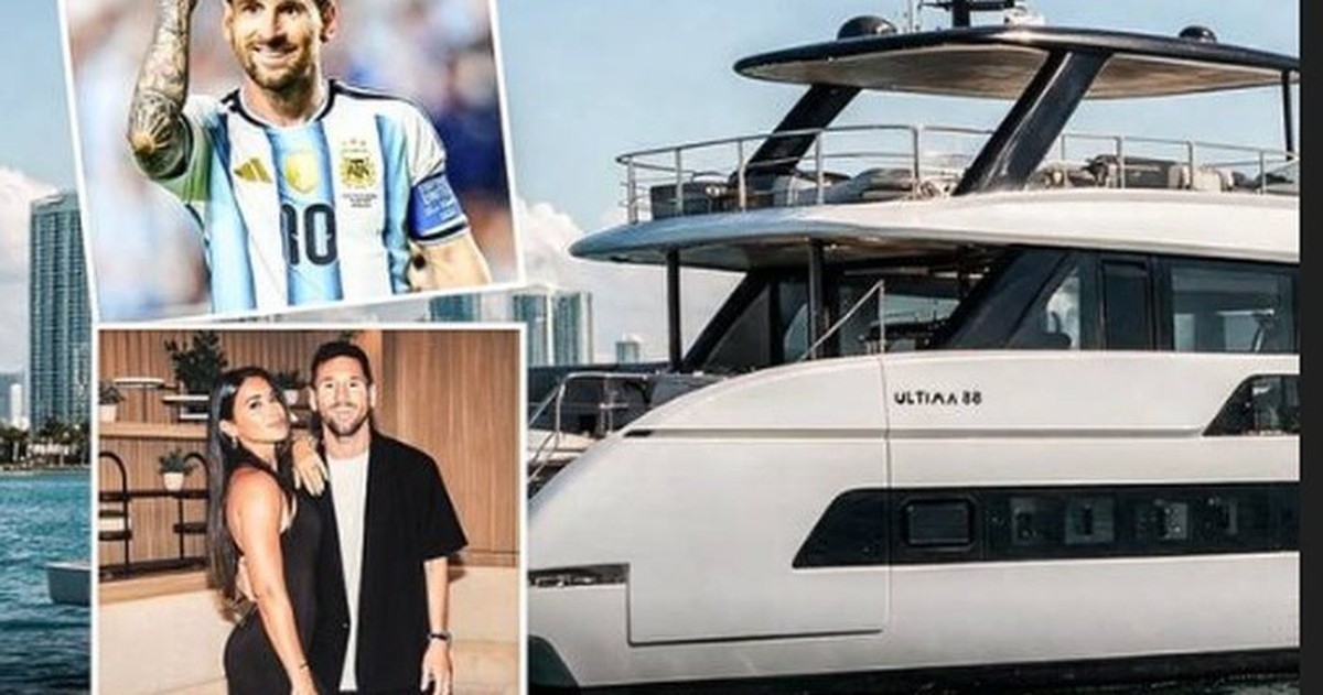 Siêu du thuyền trị giá trăm tỷ đồng của Lionel Messi