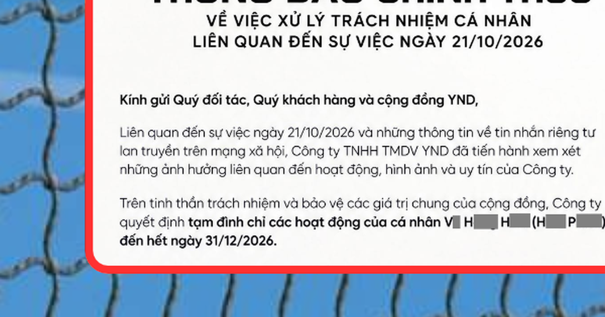 Công ty tạm đình chỉ công việc với KOL pickleball bị bạn gái tố ngoại tình