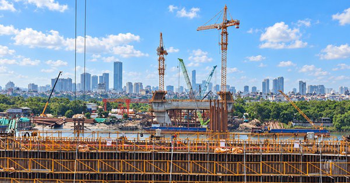 Toàn cảnh cầu Tứ Liên sau gần 1,5 năm thi công