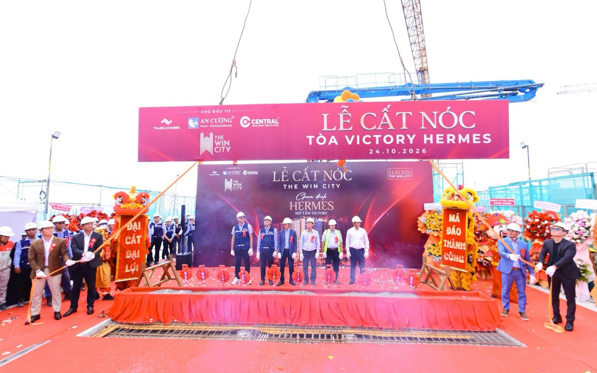 The Win City cất nóc tháp đầu tiên vượt tiến độ 30 ngày