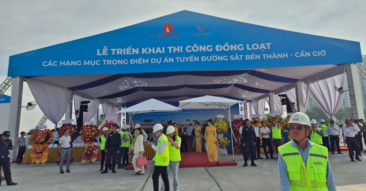 Đại công trường đường sắt 350 km/h Bến Thành - ...