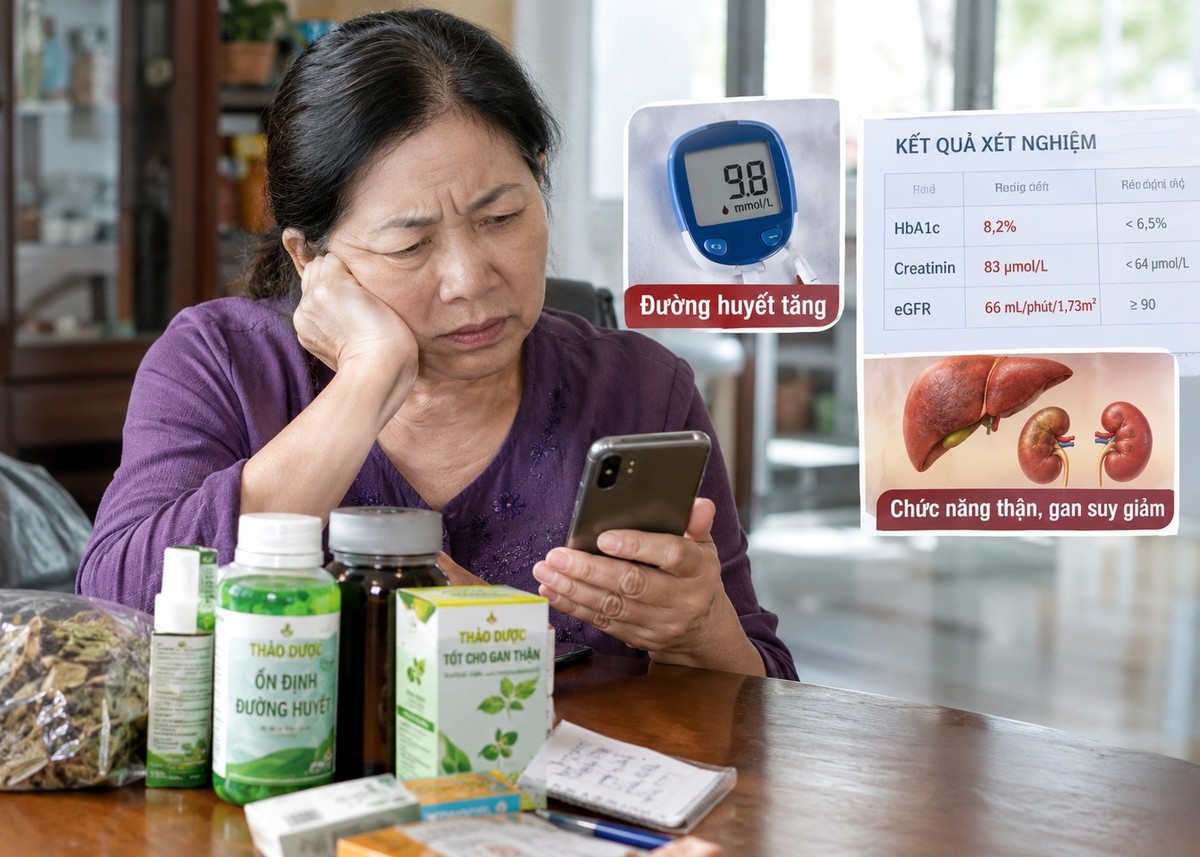 Sợ thuốc Tây "hại thận", người bệnh tiểu đường nhận kết đắng khi chỉ số tụt dốc