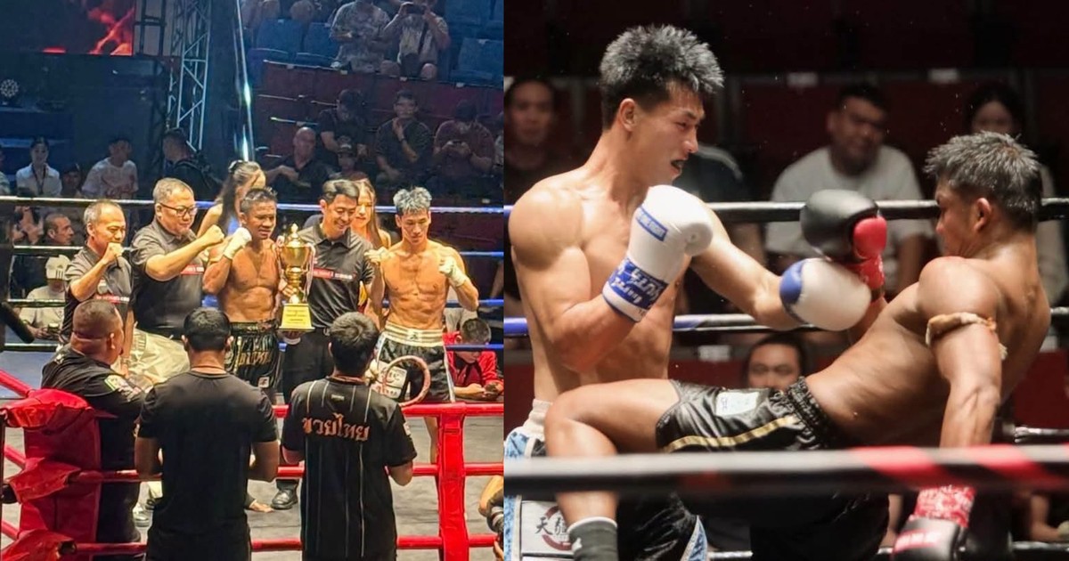 "Thánh Muay" 44 tuổi vẫn ra đòn dũng mãnh, thắng cao thủ Trung Quốc 2 lần