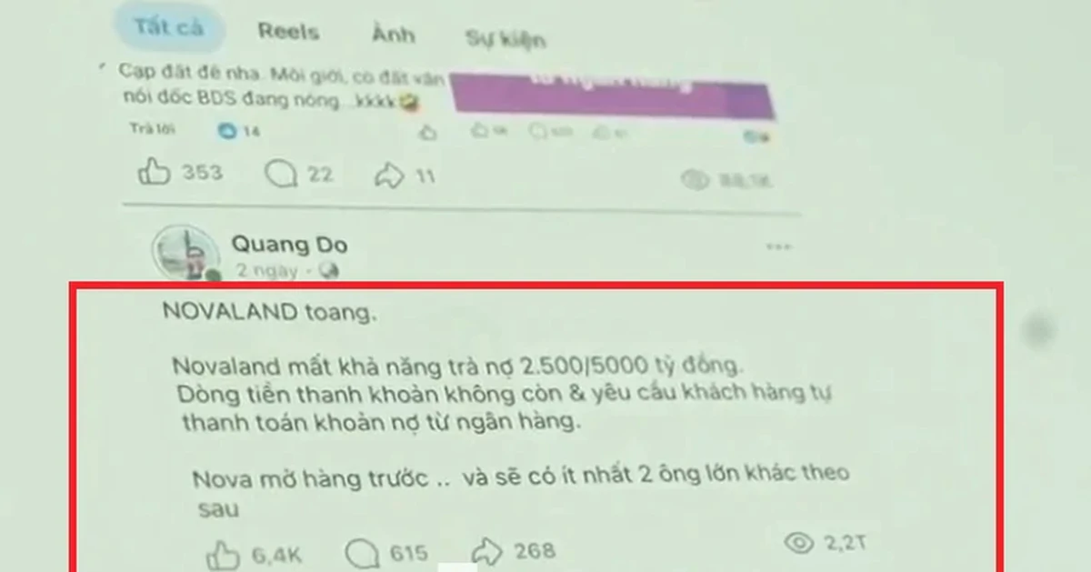 Công an làm việc người đăng tin doanh nghiệp địa ốc phá sản để "câu like", "câu view"