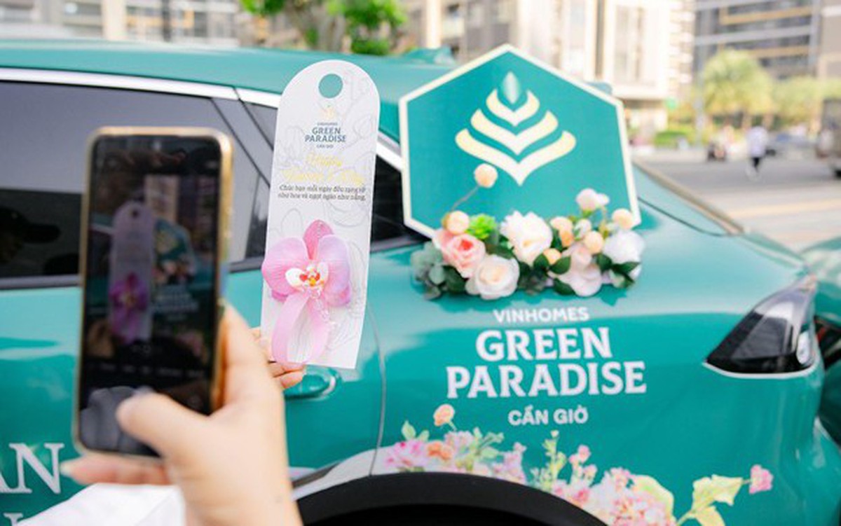 Mayhomes cùng Vinhomes Green Paradise mang "Sức sống xanh triệu năm" nhuộm thắm phố phường TP.HCM ngày 8/3