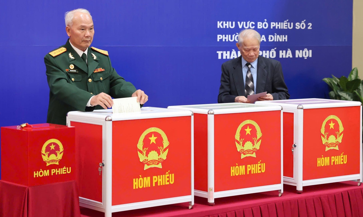 Hôm nay, gần 79 triệu cử tri cả nước đi bầu cử