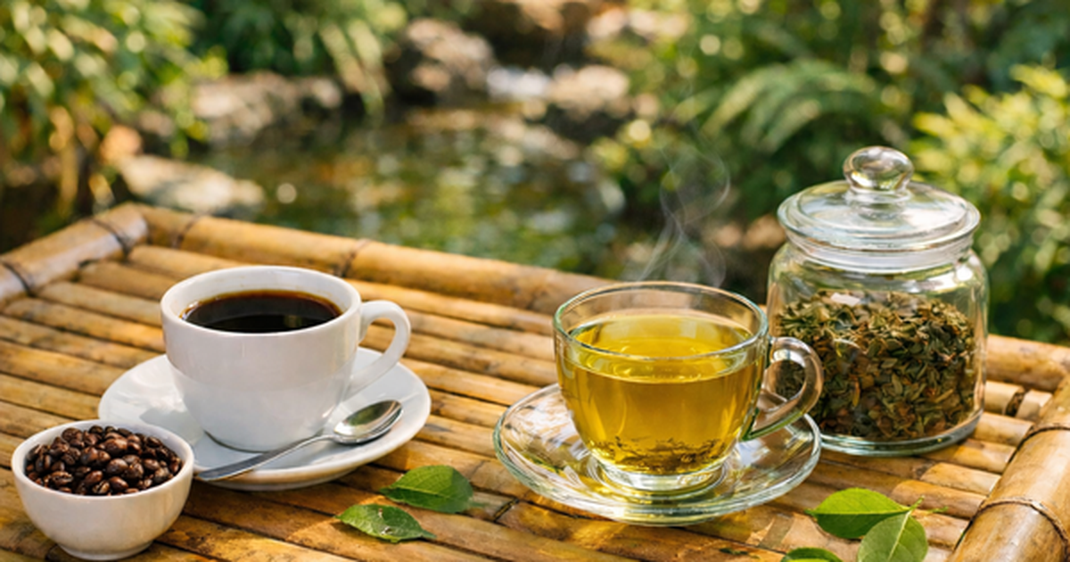 Đẩy lùi gan nhiễm mỡ nhờ uống cà phê, trà mỗi ngày