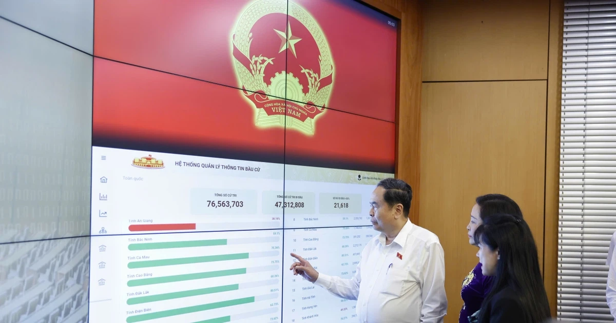 Toàn cảnh cử tri cả nước trong "Ngày hội non sông"