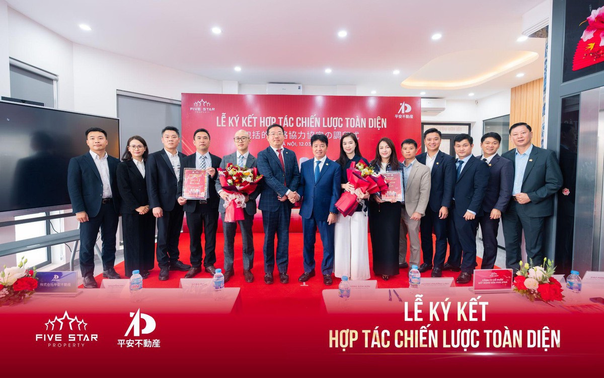 Five Star Property hợp tác chiến lược toàn diện cùng Công ty Cổ phần Bất động sản Heian