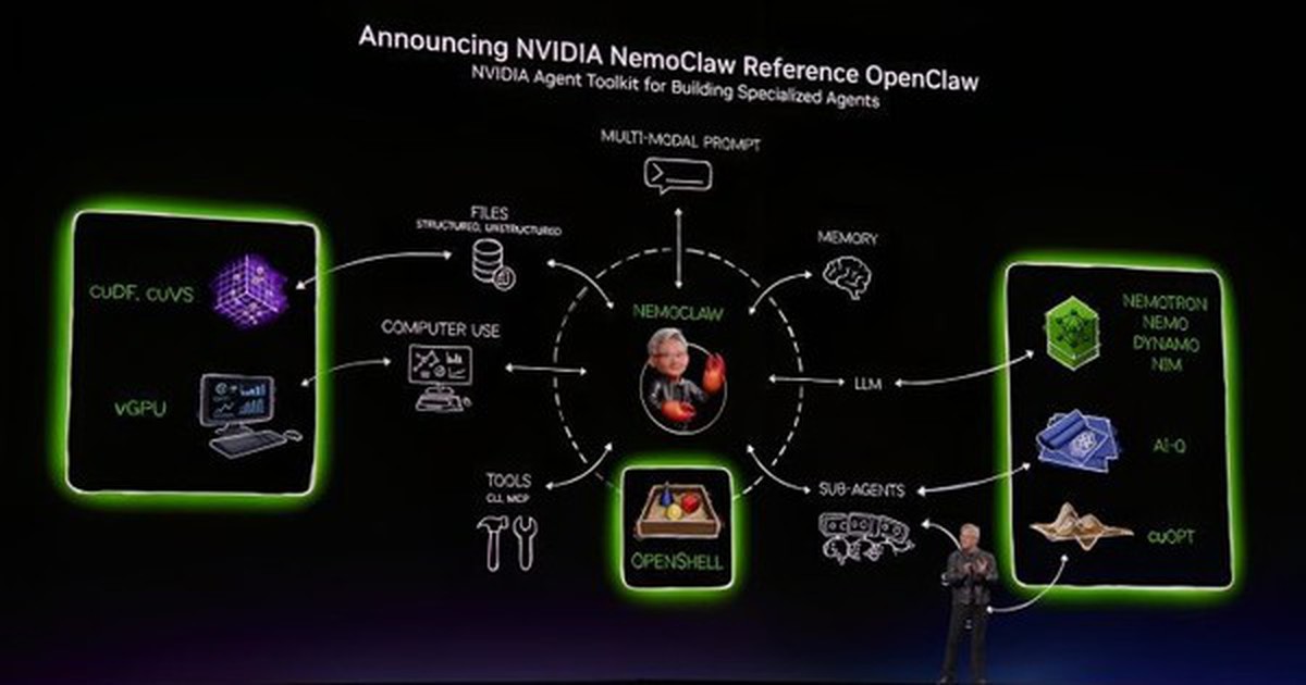 NVIDIA giới thiệu NemoClaw, tăng cường bảo mật cho OpenClaw và thúc đẩy AI tác tử trong doanh nghiệp