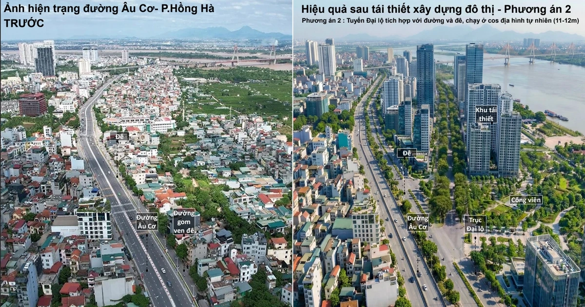 Lùi hạn hoàn thành quy hoạch phân khu đại lộ cảnh quan sông Hồng