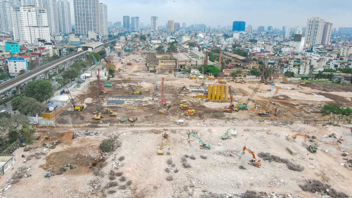 "Thủ phủ công nghiệp" một thời nhường chỗ đại công trường trên đất vàng Thủ đô