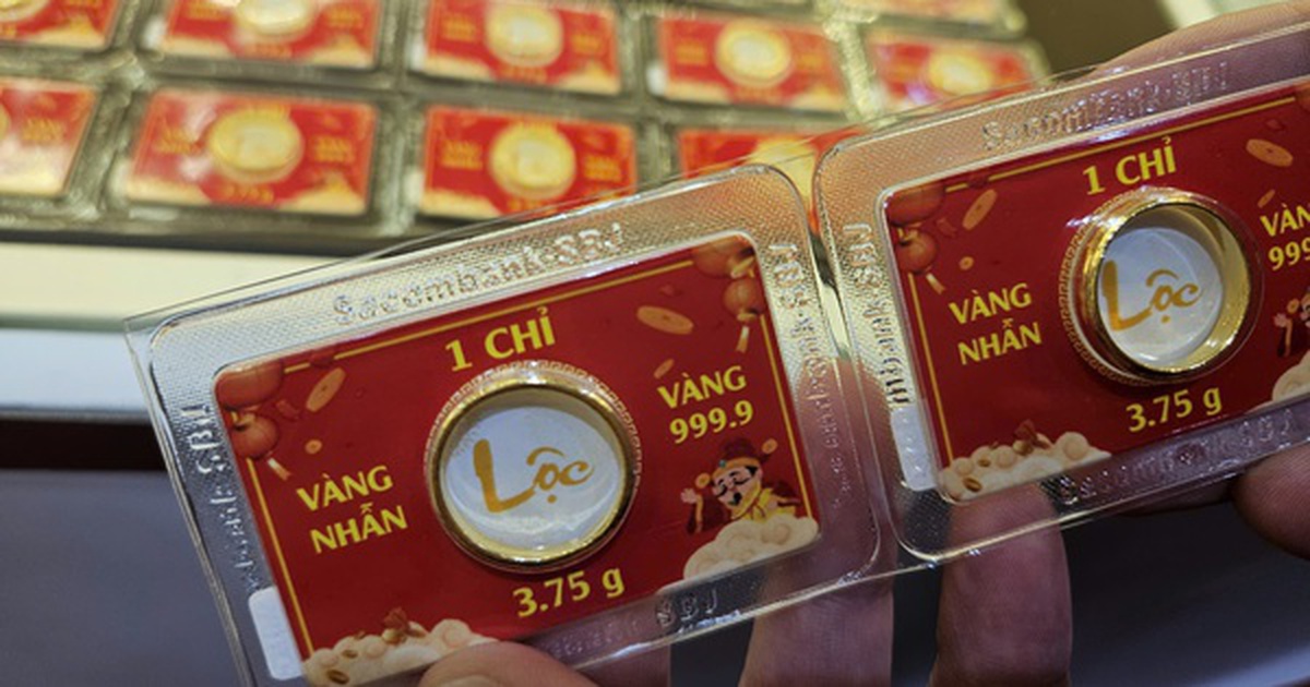 Cuối ngày 24-3, giá vàng miếng SJC tăng gần 5 triệu, vượt 170 triệu đồng/lượng