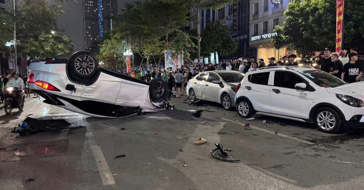 Nóng: Tạm giữ hình sự tài xế Vũ Quang Chiến trong vụ xe Lexus tông liên hoàn 6 ô tô