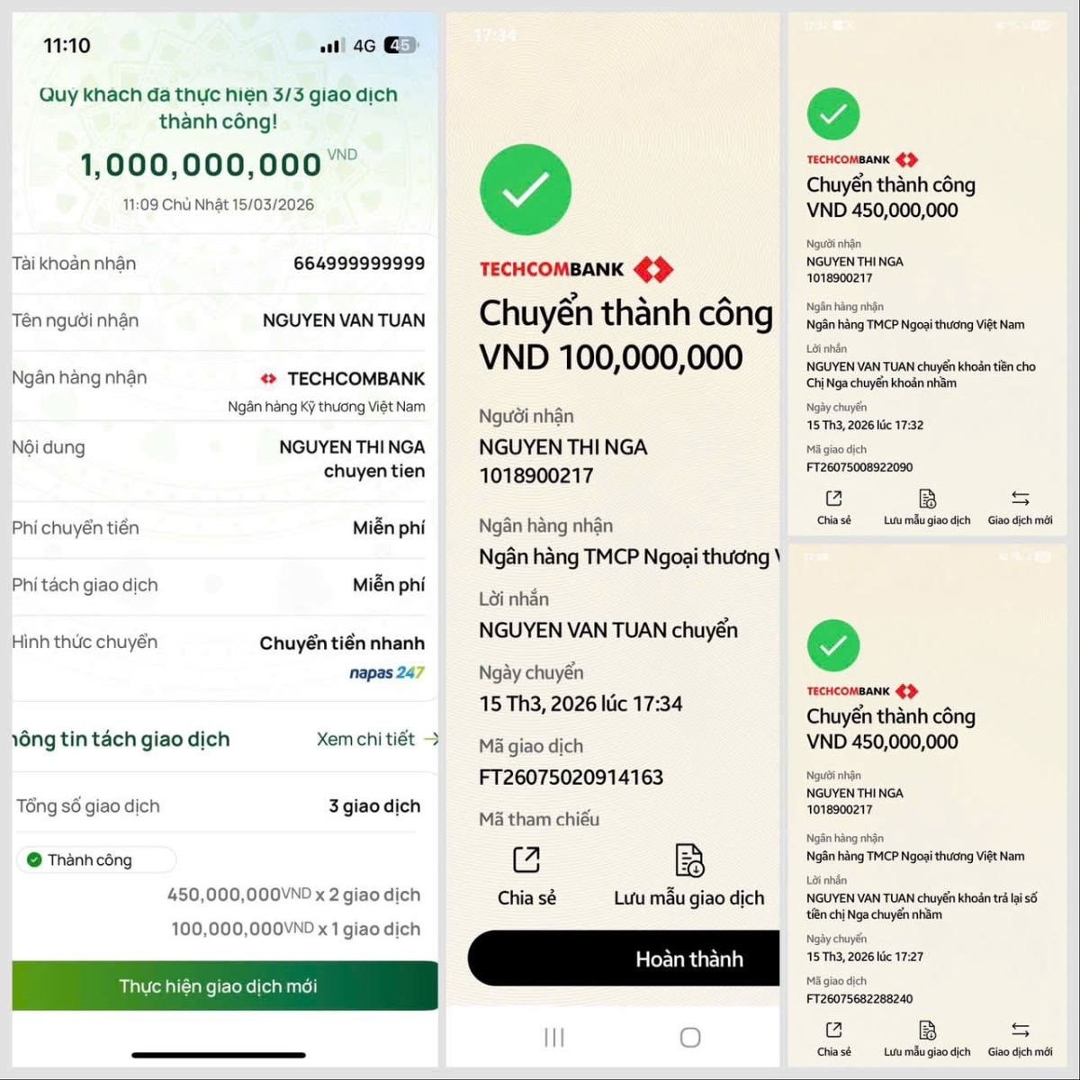 Phát hiện 1 tỷ đồng bất thường trong tài khoản Techcombank mang tên ‘Nguyen Van Tuan’: Công an sử dụng biện pháp nghiệp vụ vào cuộc