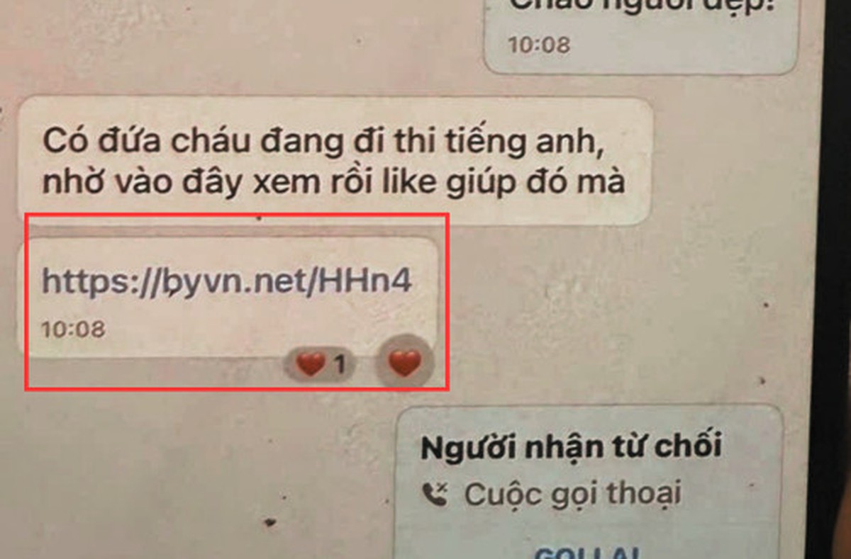 Chỉ 1 cú click “vote hộ”, tài khoản Zalo có thể bay sạch