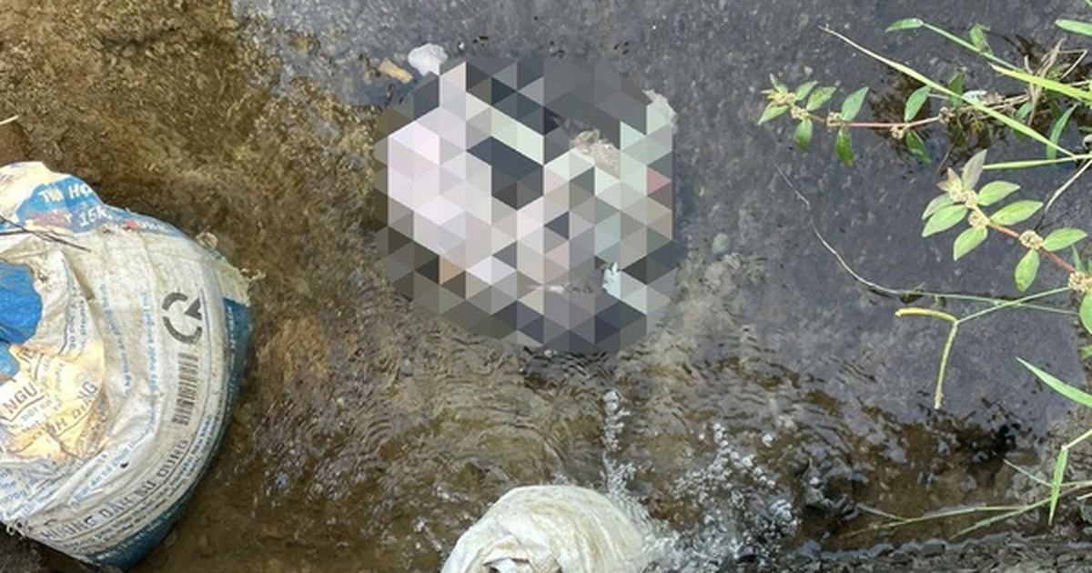 Thi thể bé trai sơ sinh nằm bên mương nước ở TPHCM