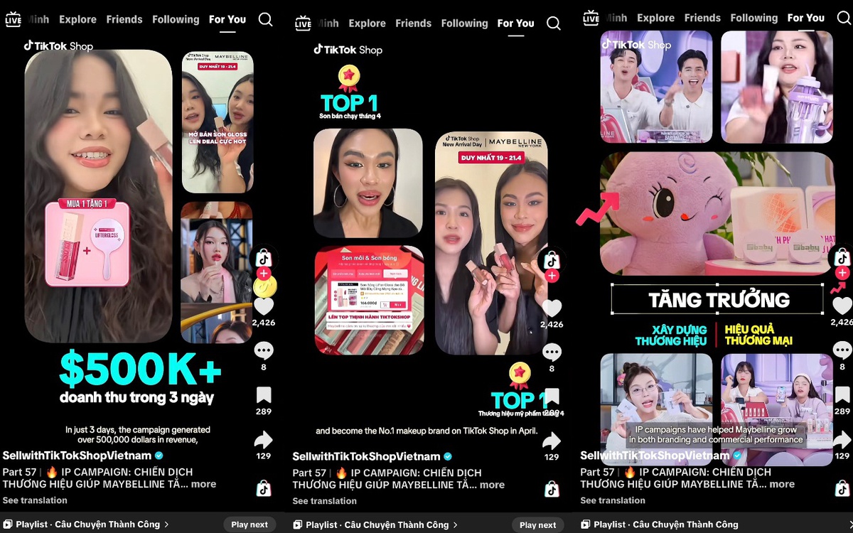 "Kiềng ba chân" Marketing - Branding - Commerce giúp Maybelline thành công bán 75.000 thỏi son trong 3 ngày trên TikTok Shop