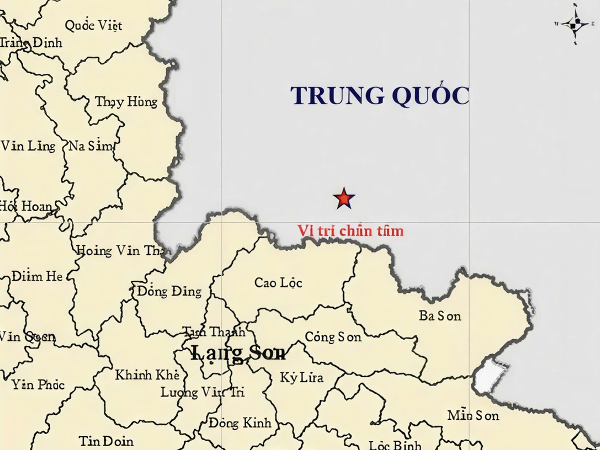 Động đất gần biên giới Việt- Trung, người dân Lạng Sơn cảm nhận rung lắc nhẹ