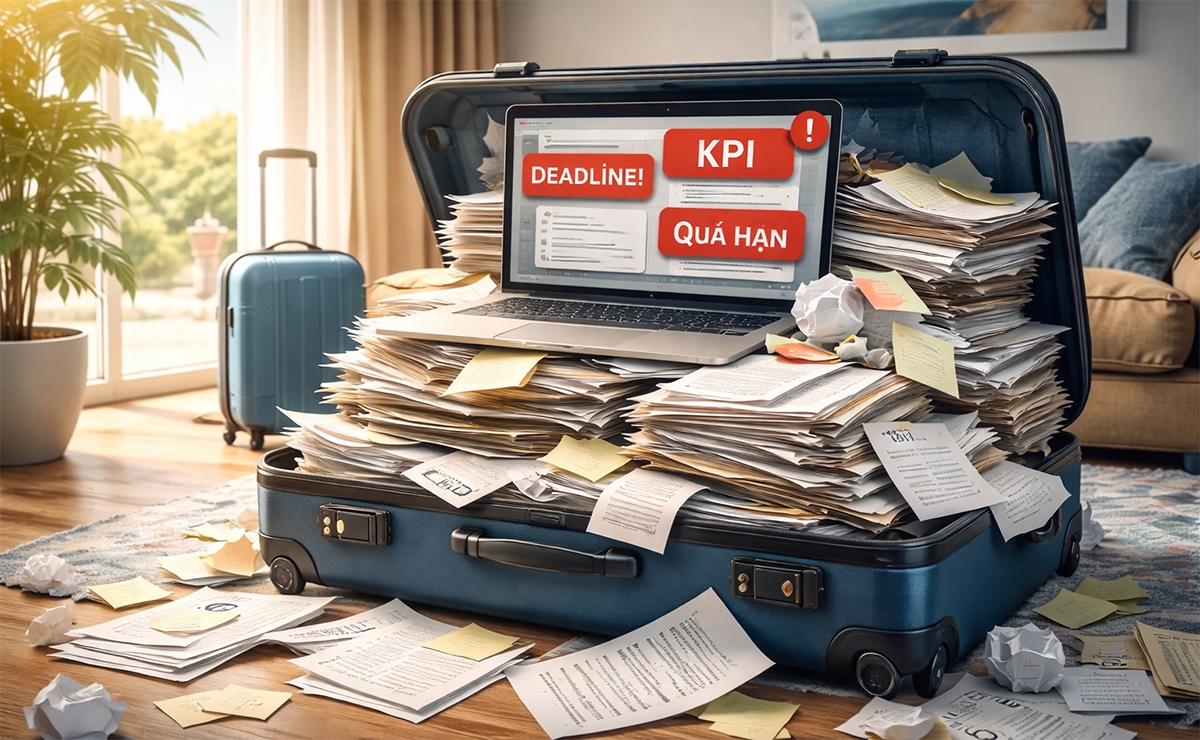 Tôi rất sợ hoán đổi để nghỉ dài, vì kỳ nghỉ sẽ thành món nợ công việc