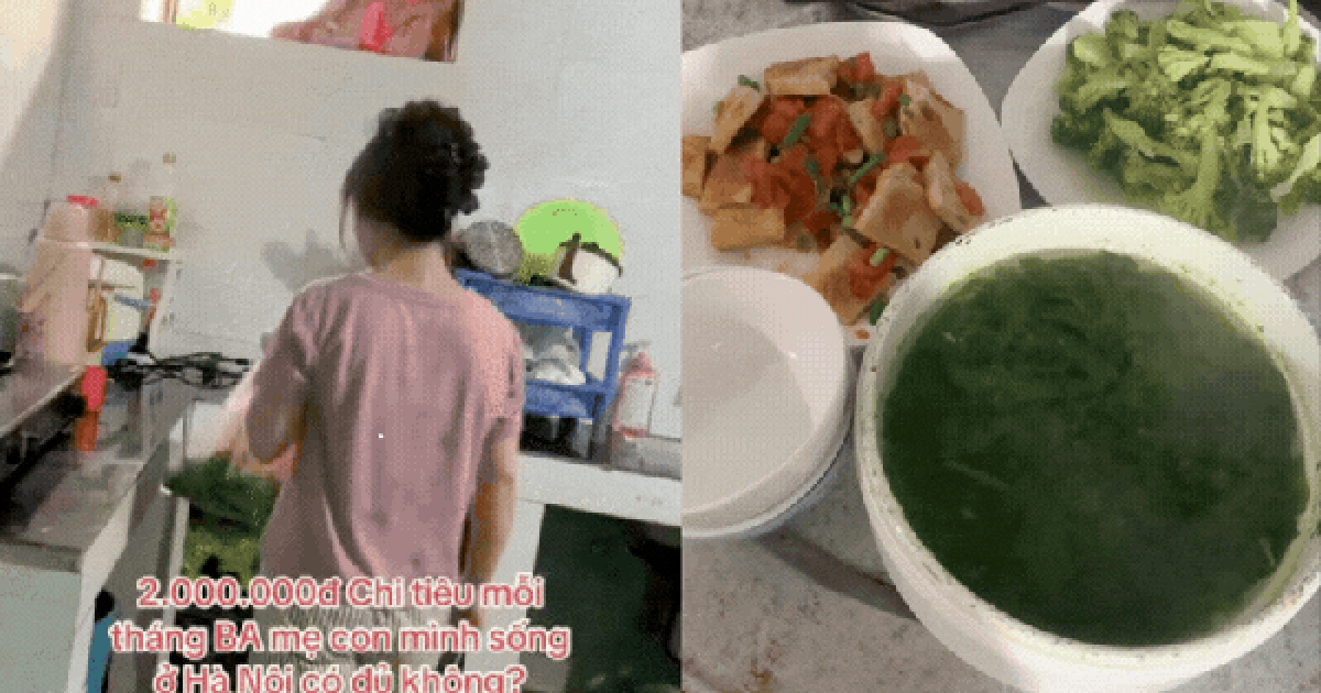 3 mẹ con sống ở Hà Nội: Chi tiêu 2 triệu tiền ăn mỗi tháng và cách một người mẹ đơn thân cân đối chi tiêu mỗi ngày