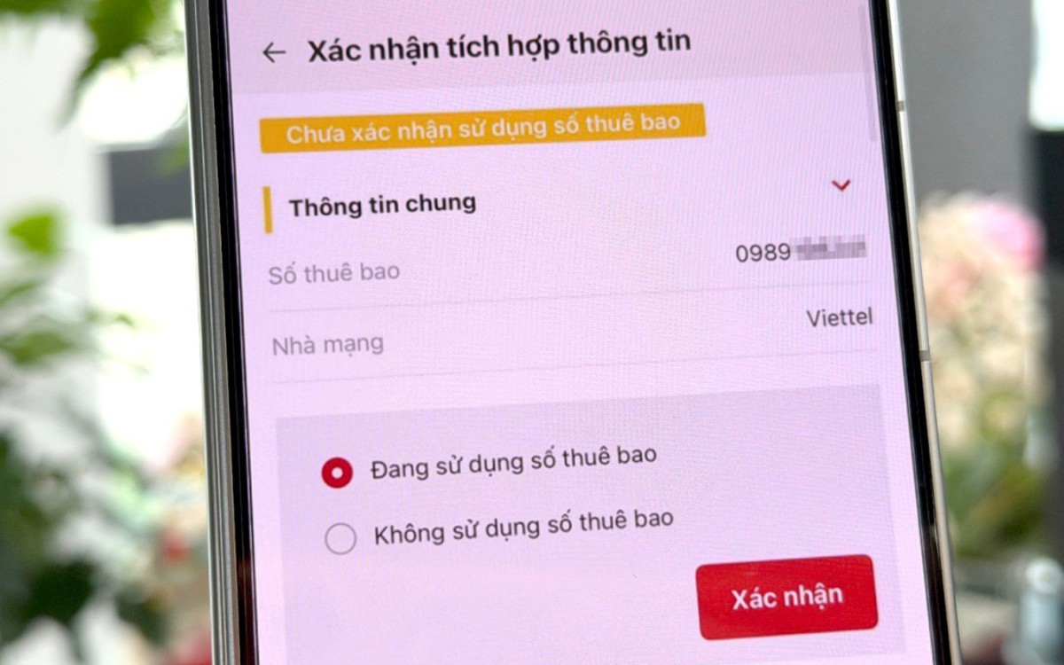 Hướng dẫn TỰ XÁC THỰC SIM CHÍNH CHỦ trên VNeID