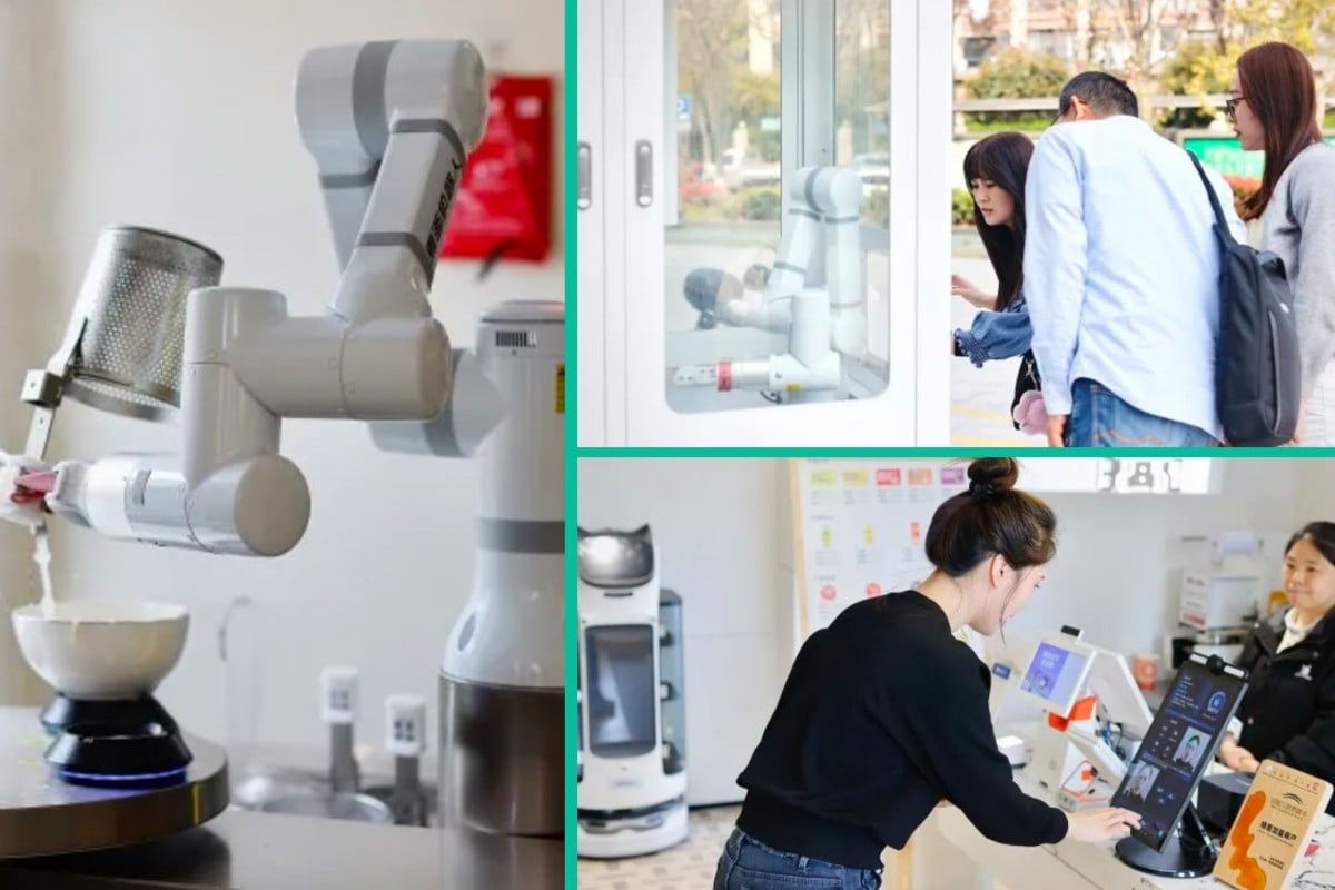 Đầu bếp robot AI càn quét miền đông Trung Quốc: Quét mặt, phân tích lưỡi thực khách để lên món