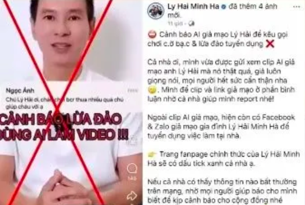 Mạo danh người nổi tiếng bằng AI: Phạt 80 triệu đồng, buộc dán nhãn
