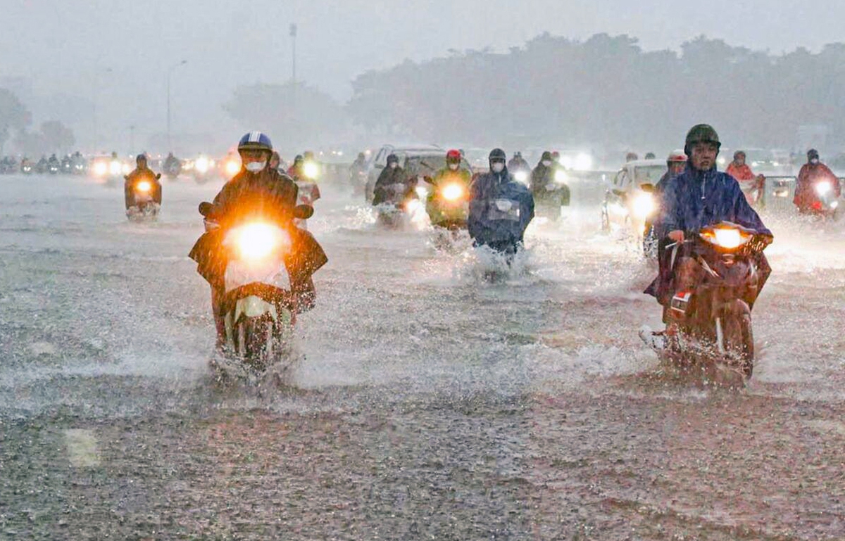 Dự báo thời tiết 19/4: Miền Bắc và Thanh Hóa mưa dông, nguy cơ sấm sét, mưa đá