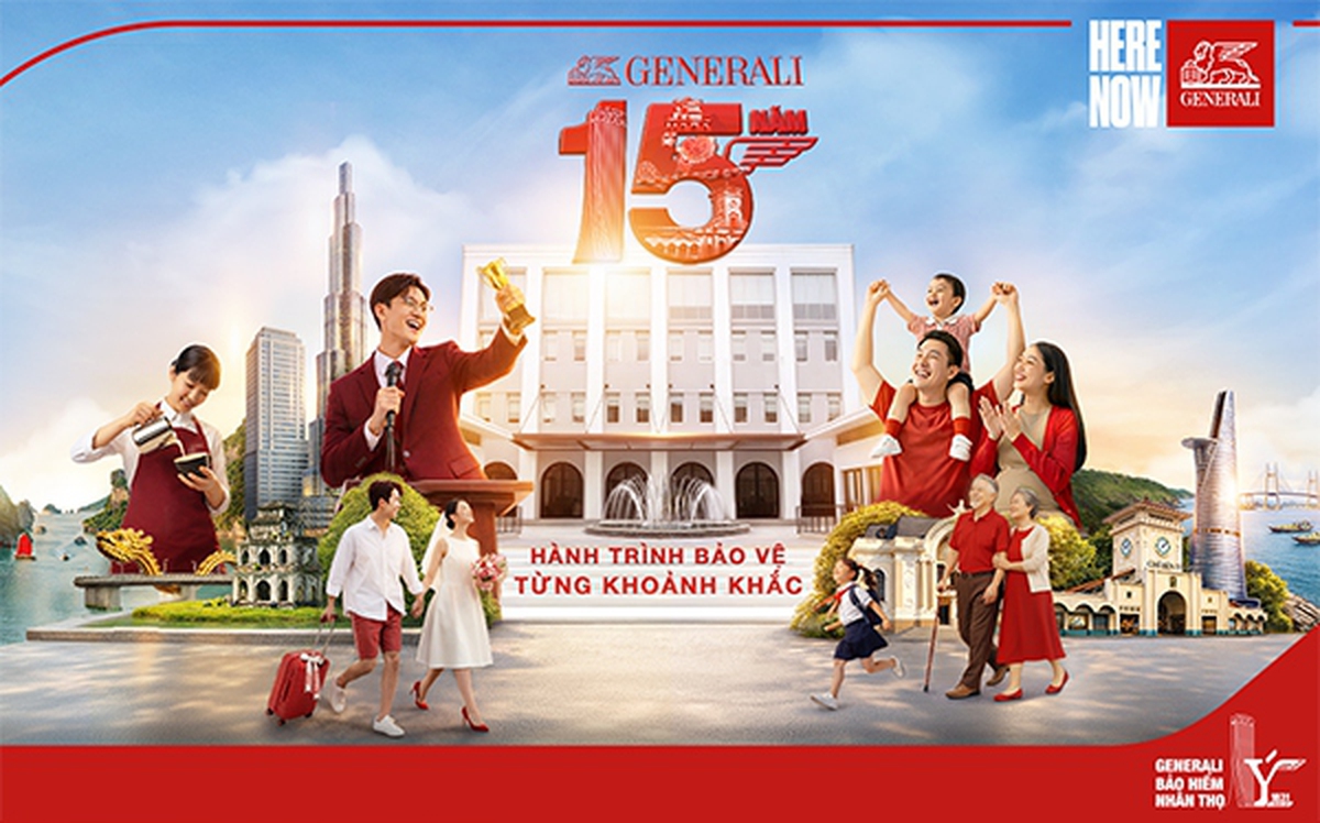 Hành trình 15 năm Generali Việt Nam bảo vệ từng khoảnh khắc