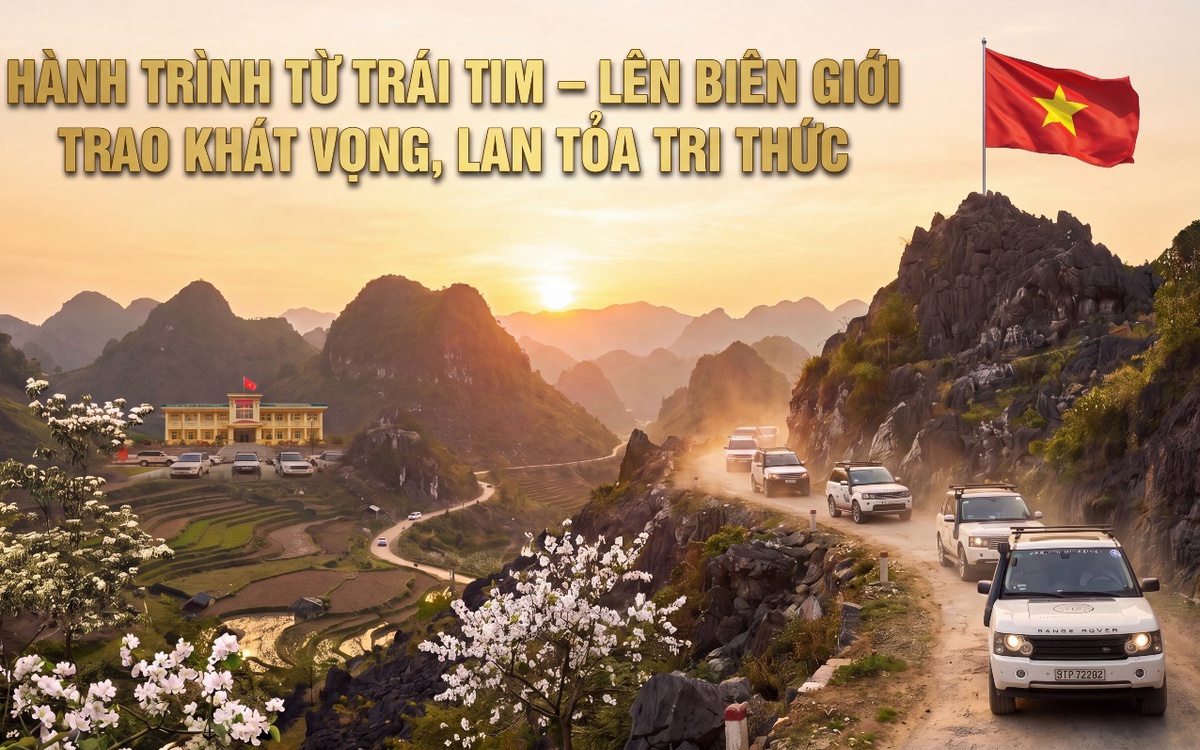 Hành trình Từ Trái Tim - Lên biên giới trao khá...