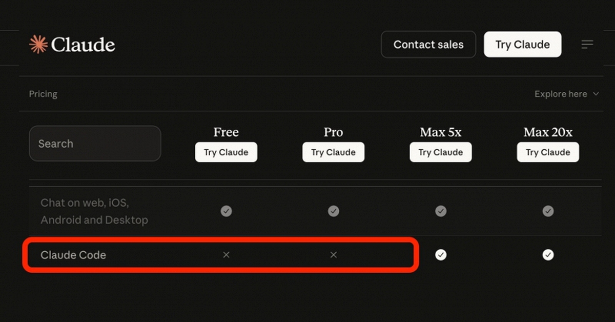 Người dùng Claude Pro tá hỏa vì mất tính năng Claude Code, "sếp" của Claude trấn an: tin ai không tin, lại đi tin ảnh chụp màn hình trên mạng