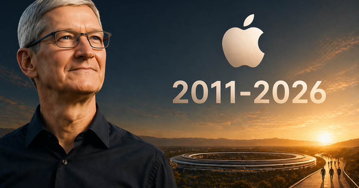15 năm của Tim Cook tại Apple: Từ giữ cỗ máy vận hành đến người định hình một đế chế 4.000 tỷ USD