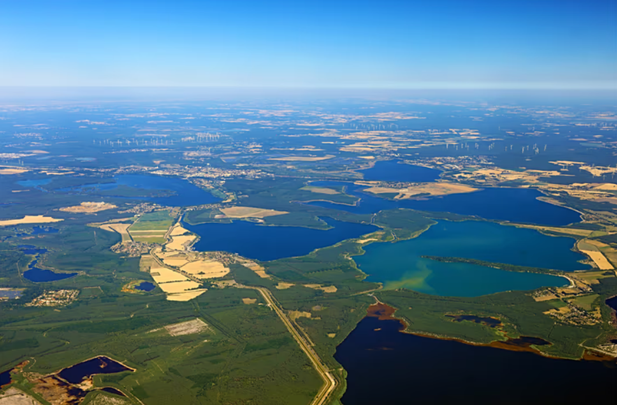 Đức biến "vết sẹo" khai khoáng thành quần thể hồ lớn nhất châu Âu